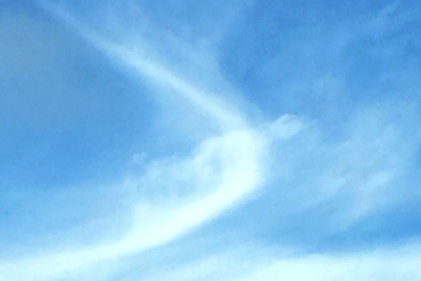 Angel shaped Cloud